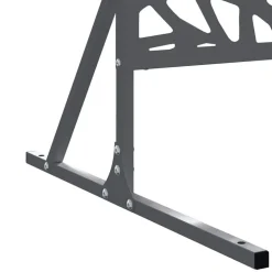 vidaXL Privatlivsskærm Antracit 100 x 50 x 180 cm Stål