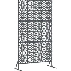 vidaXL Privatlivsskærm Antracit 100 x 50 x 180 cm Stål