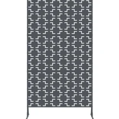 vidaXL Privatlivsskærm Antracit 100 x 50 x 180 cm Stål