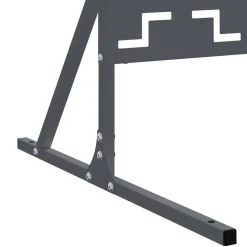 vidaXL Privatlivsskærm Antracit 100 x 50 x 180 cm Stål