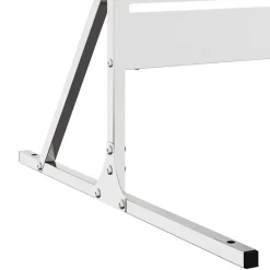 vidaXL Privatlivsskærm Grå 100 x 50 x 180 cm Stål