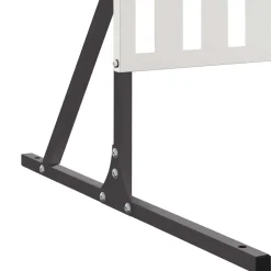 vidaXL Privatlivsskærm Grå 100 x 50 x 180 cm Stål