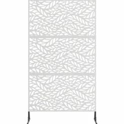 vidaXL Privatlivsskærm Grå 100 x 50 x 180 cm Stål