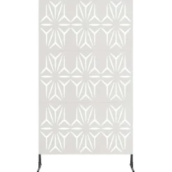 vidaXL Privatlivsskærm Grå 100 x 50 x 180 cm Stål