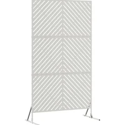 vidaXL Privatlivsskærm Grå 100 x 50 x 180 cm Stål