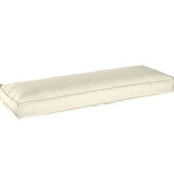 vidaXL Pude Creme 120 x 40 x 8 cm Oxford stof