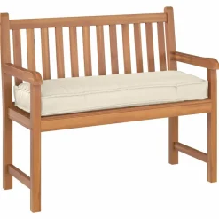 vidaXL Pude Creme 120 x 40 x 8 cm Oxford stof