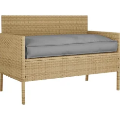 vidaXL Pude Grå 120 x 60 x 12 cm Oxford stof