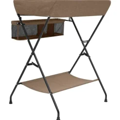 vidaXL puslebord jern gråbrun