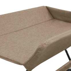 vidaXL puslebord jern gråbrun