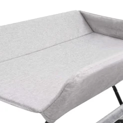 vidaXL puslebord jern lysegrå