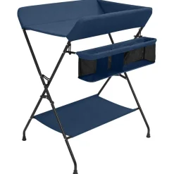vidaXL puslebord jern marineblå