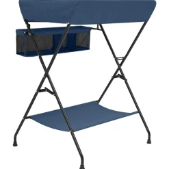 vidaXL puslebord jern marineblå