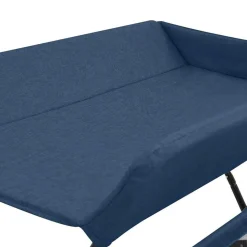 vidaXL puslebord jern marineblå