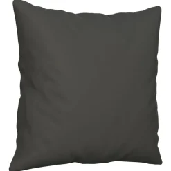 vidaXL pyntepuder 2 stk. 40x40 cm mikrofiberstof mørkegrå