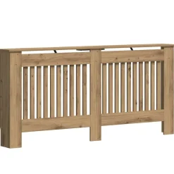 vidaXL Radiatorcover Artisan Egetræ 172 x 19 x 81,5 cm Konstrueret træ