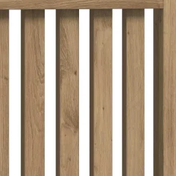 vidaXL Radiatorcover Artisan Egetræ 172 x 19 x 81,5 cm Konstrueret træ