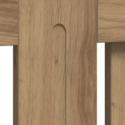 vidaXL Radiatorcover Artisan Egetræ 172 x 19 x 81,5 cm Konstrueret træ