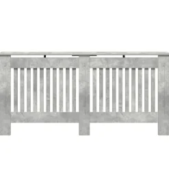 vidaXL Radiatorcover Beton Grå 172 x 19 x 81,5 cm Konstrueret træ
