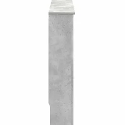 vidaXL Radiatorcover Beton Grå 172 x 19 x 81,5 cm Konstrueret træ