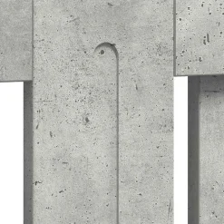 vidaXL Radiatorcover Beton Grå 172 x 19 x 81,5 cm Konstrueret træ