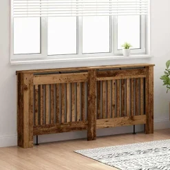 vidaXL Radiatorcover Gammelt træ 172 x 19 x 81,5 cm Konstrueret træ