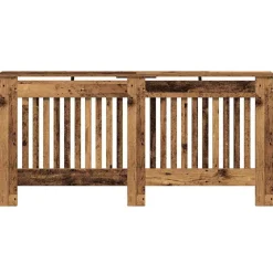 vidaXL Radiatorcover Gammelt træ 172 x 19 x 81,5 cm Konstrueret træ