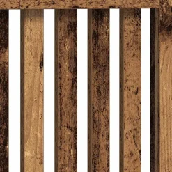 vidaXL Radiatorcover Gammelt træ 172 x 19 x 81,5 cm Konstrueret træ