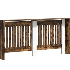 vidaXL Radiatorcover Røget eg 172 x 19 x 81,5 cm Konstrueret træ