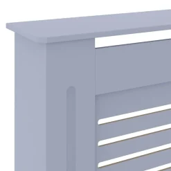 vidaXL radiatorskjuler 205 cm MDF grå