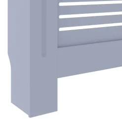 vidaXL radiatorskjuler 205 cm MDF grå