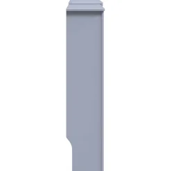 vidaXL radiatorskjuler 205 cm MDF grå