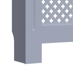 vidaXL radiatorskjuler 205 cm MDF grå