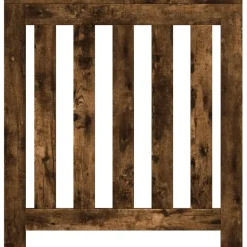 vidaXL radiatorskjuler 78x20x82 cm konstrueret træ røget egetræsfarve