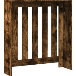 vidaXL radiatorskjuler 78x20x82 cm konstrueret træ røget egetræsfarve