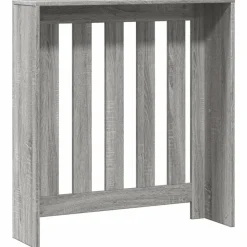 vidaXL radiatorskjuler 78x20x82 cm konstrueret træ grå sonoma-eg