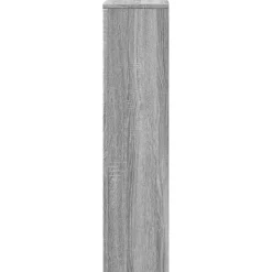 vidaXL radiatorskjuler 78x20x82 cm konstrueret træ grå sonoma-eg