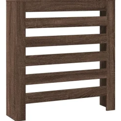 vidaXL radiatorskjuler 78x20x82 cm konstrueret træ brun egetræsfarvet