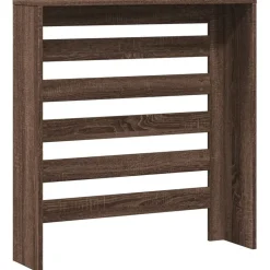 vidaXL radiatorskjuler 78x20x82 cm konstrueret træ brun egetræsfarvet