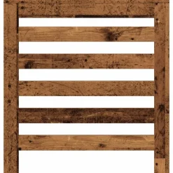vidaXL radiatorskjuler 78x20x82 cm konstrueret træ antikt træ