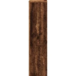 vidaXL radiatorskjuler 78x20x82 cm konstrueret træ antikt træ