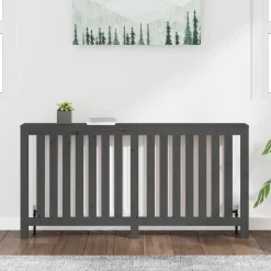 vidaXL radiatorskjuler 169x19x84 cm massivt fyrretræ grå