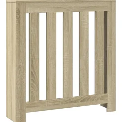 vidaXL radiatorskjuler 78x20x82 cm konstrueret træ sonoma-eg