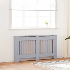 vidaXL radiatorskjuler 152x19x81,5 cm MDF antracitgrå