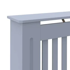 vidaXL radiatorskjuler 152x19x81,5 cm MDF antracitgrå