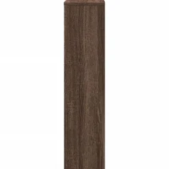 vidaXL radiatorskjuler 78x20x82 cm konstrueret træ brun egetræsfarvet
