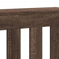 vidaXL radiatorskjuler 78x20x82 cm konstrueret træ brun egetræsfarvet