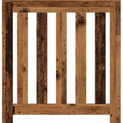 vidaXL radiatorskjuler 78x20x82 cm konstrueret træ antikt træ