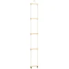 vidaXL rebstige til børn 30x168 cm massivt træ og PE