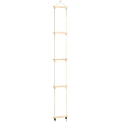 vidaXL rebstige til børn 30x168 cm massivt træ og PE